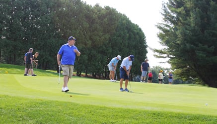 22nd Annual Beekley Arc Angel Golf Tournament: golfers on the green