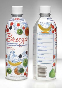 Breeza Flavored Beverage for use with Oral Iodinated Contrast