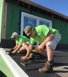 Beekley volunteers for Habitat for Humanity