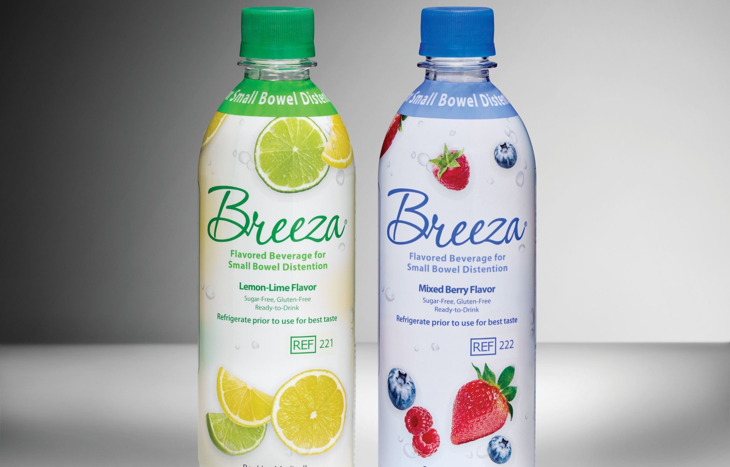 Breeza for small bowel distention bottles