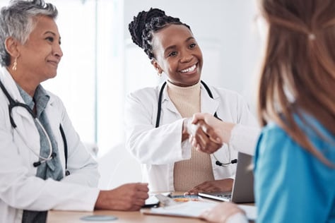 Physicians work with Beekley Medical distributors